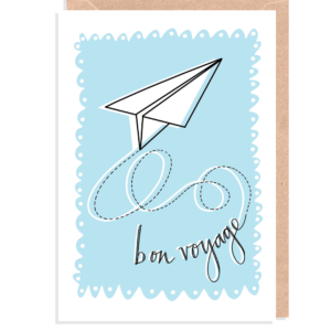 Hand Drawn Bon Voyage Card
