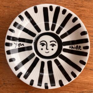 Unique 1 of a kind wall plate - You Shine