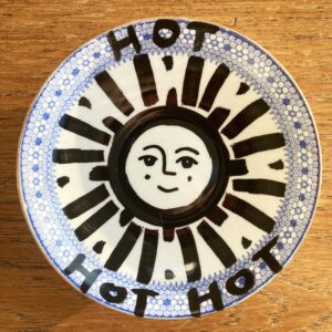 Unique 1 of a kind wall plate - Hot Hot Hot!