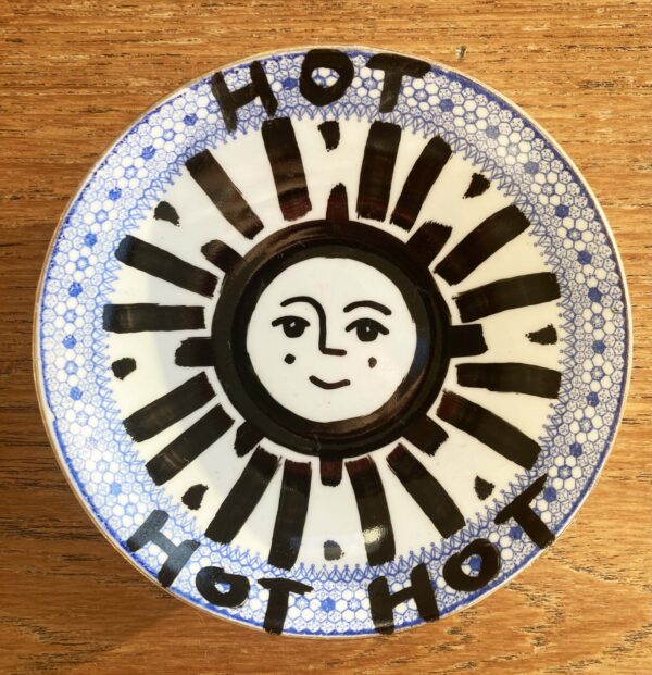Unique 1 of a kind wall plate - Hot Hot Hot!