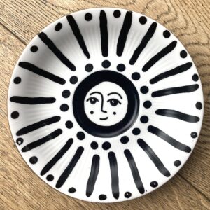 Unique 1 of a kind wall plate - Happy Face